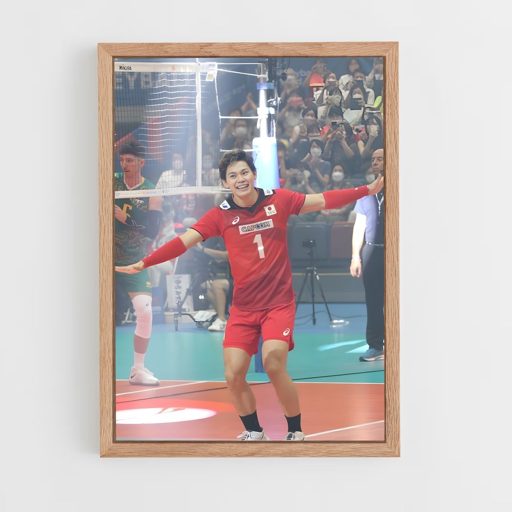 Poster Yuji nishida swinguer – affiche Volleyball (vue 4)